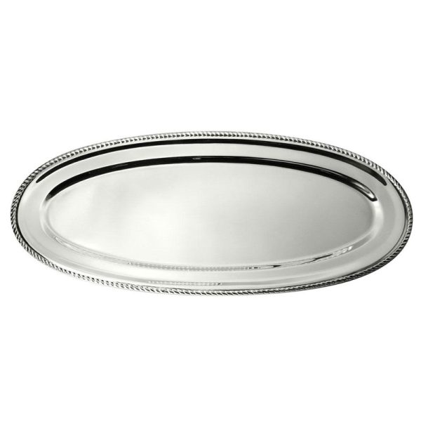 Kitchen Hire Oval Salmon Serving Flat (24")