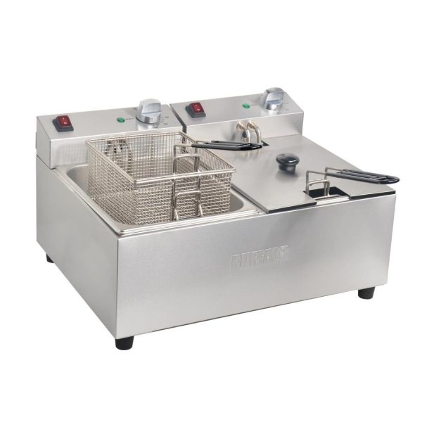 Kitchen Hire Tabletop Deep Fat Fryer - Twin Tank